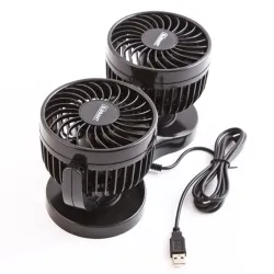 Вентилятор в USB пластм. 5В 4" "Elegant" подвійний 2-швидк.